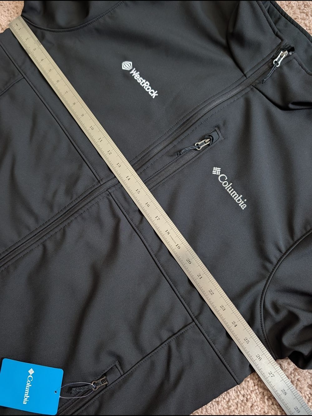Columbia Mens Black Ascender Westrock Preppy Softshell Jacket NWT Size XL - Picture 11 of 14
